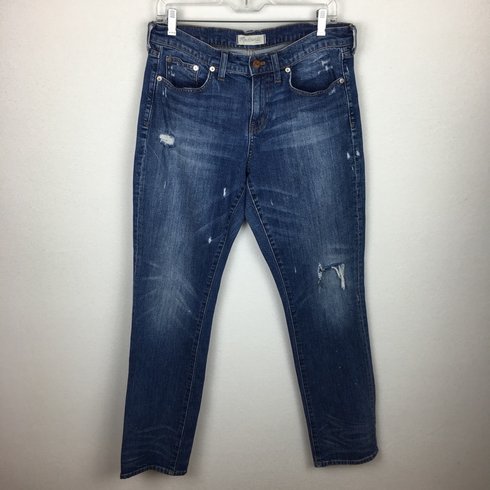 Madewell Distressed Slim Boy Jean size 29